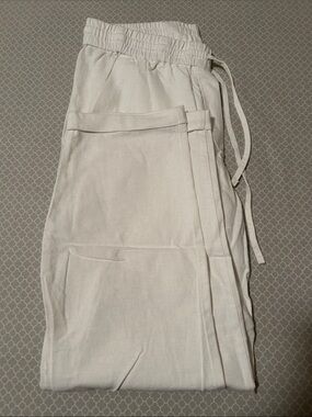 J. Crew Linen-Blend Drawstring Pants